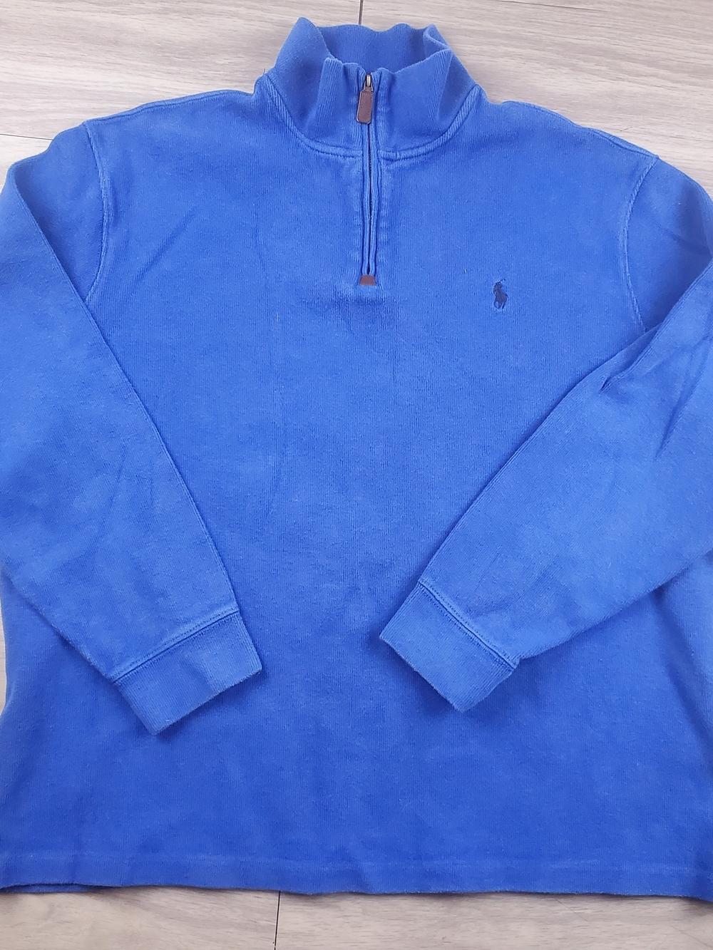 Polo Ralph Lauren Men's XL Royal Blue Quarter Zip Pullover